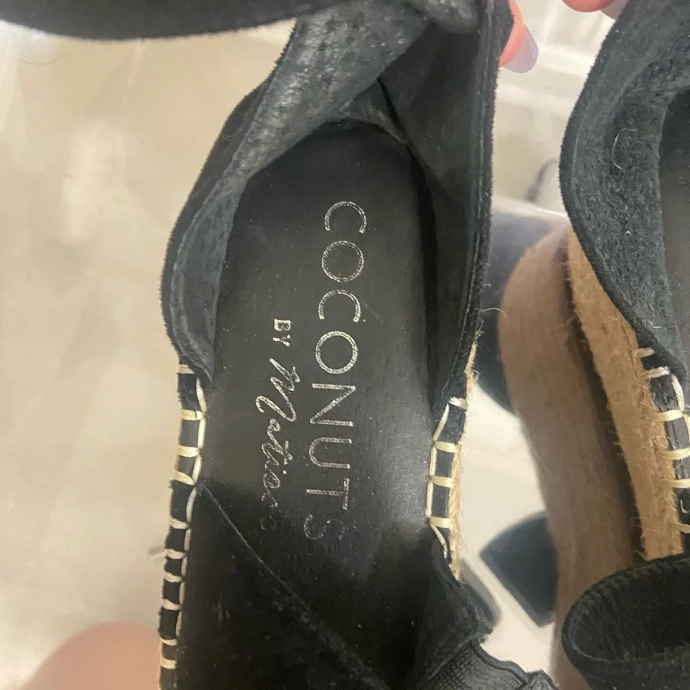 Coconuts by Matisse, black wedge, size 10 - Picture 9 of 9
